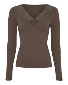 TIM OG SIMONSEN T-SHIRT, BELEN BLOUSE COSTINA, NOCE